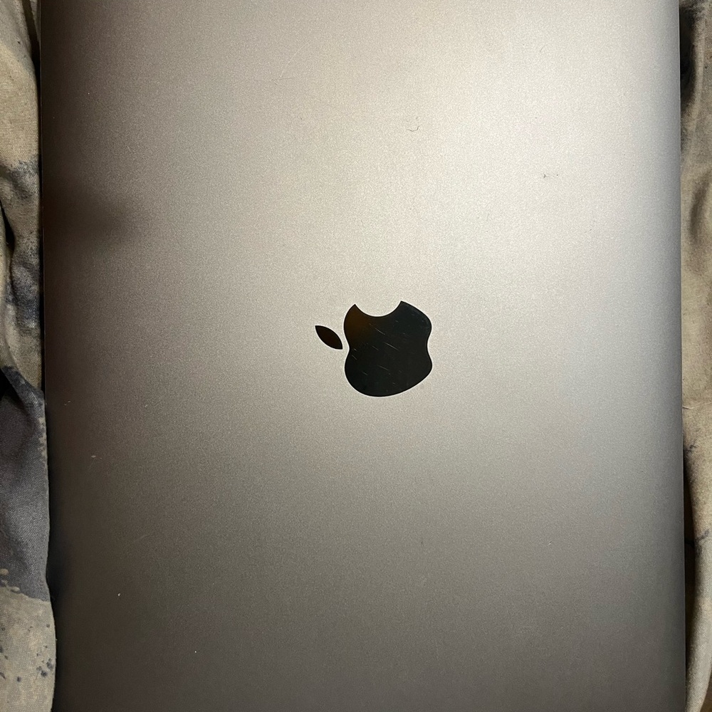 Apple Laptop in Sleek Gray Finish
